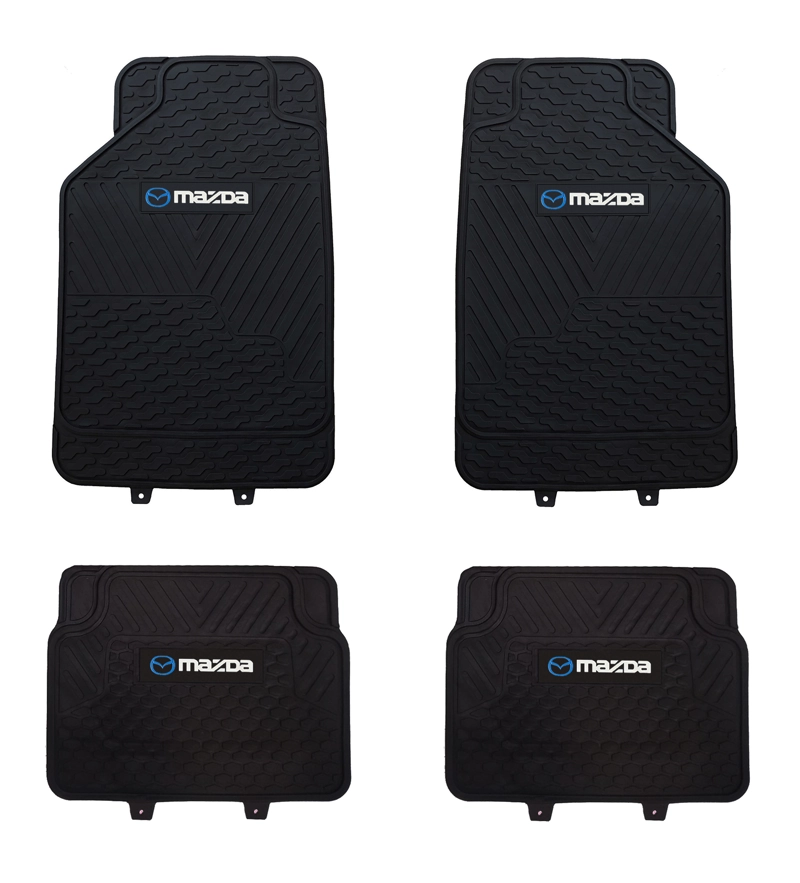 PISOS DE GOMA MARCA MAZDA PARA VEHICULOS 4 PIEZAS - 1