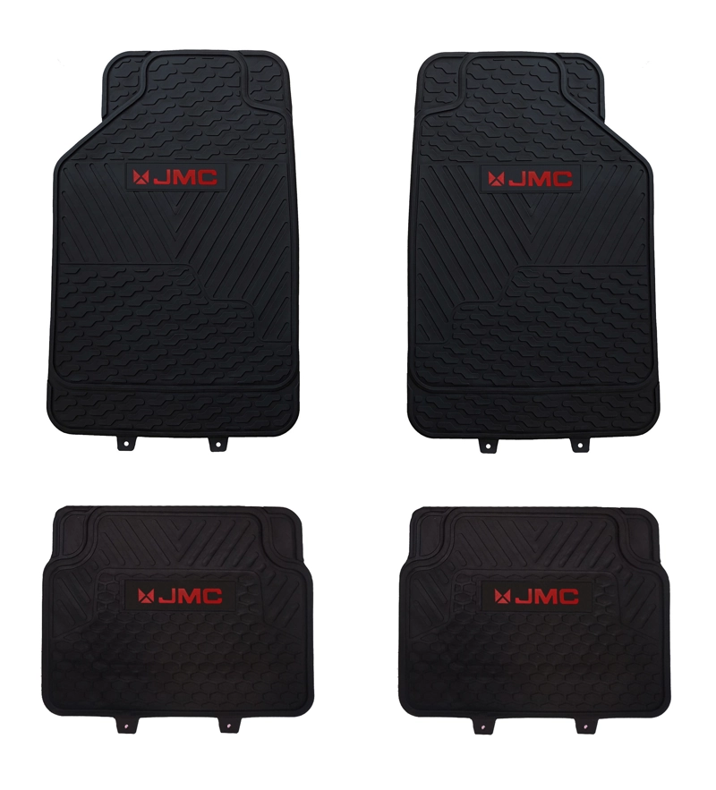 PISOS DE GOMA MARCA JMC PARA VEHICULOS 4 PIEZAS - 1