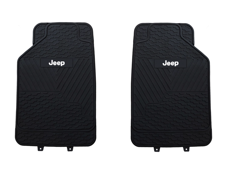 PISOS DE GOMA MARCA JEEP PARA VEHICULOS 4 PIEZAS - 4