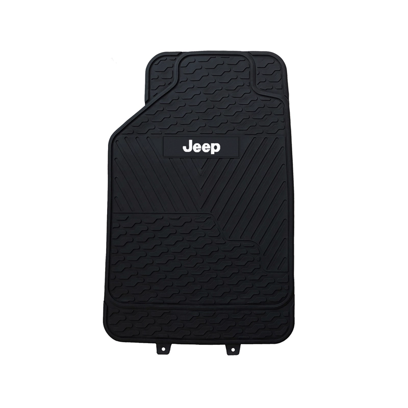 PISOS DE GOMA MARCA JEEP PARA VEHICULOS 4 PIEZAS - 5