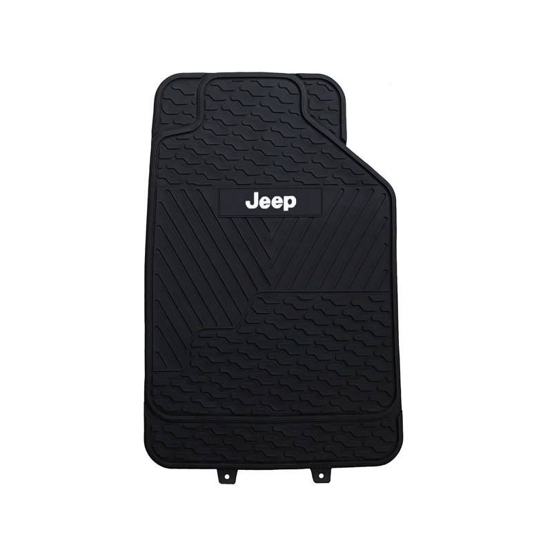 PISOS DE GOMA MARCA JEEP PARA VEHICULOS 4 PIEZAS - 6