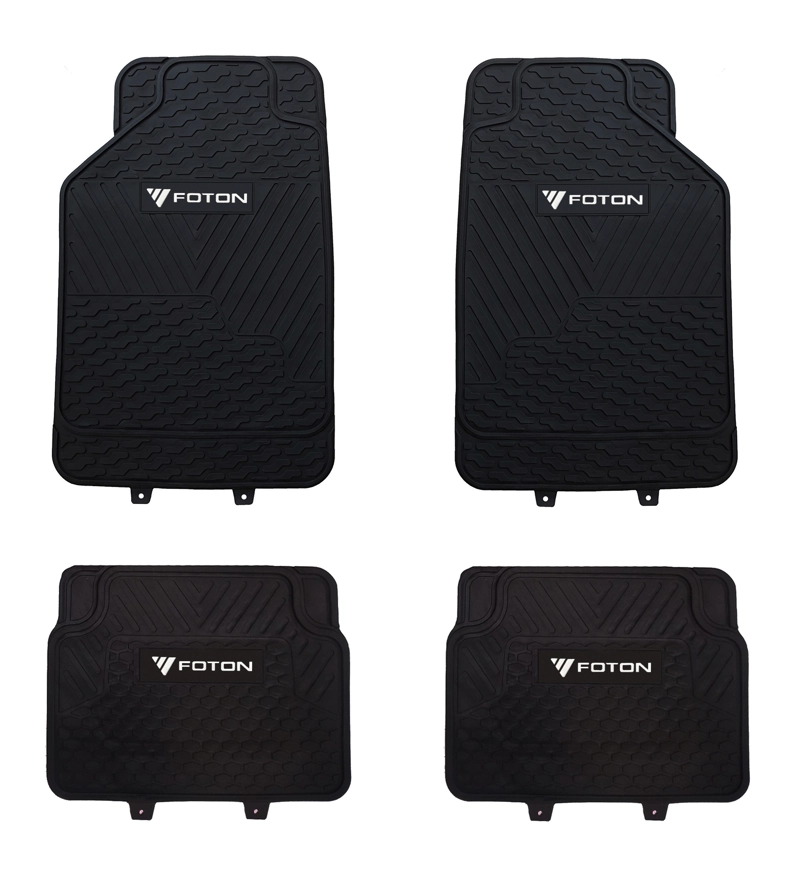 PISOS DE GOMA MARCA FOTON PARA VEHICULOS 4 PIEZAS - 1