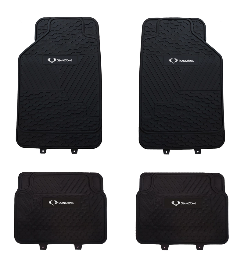 PISOS DE GOMA MARCA SSANGYONG PARA VEHICULOS 4 PIEZAS - 1