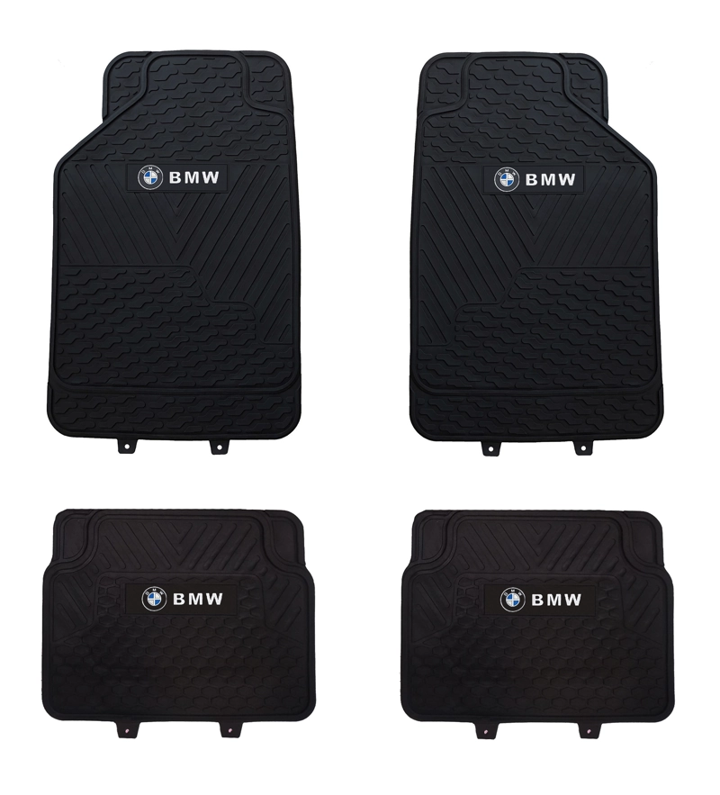 PISOS DE GOMA MARCA BMW PARA VEHICULOS 4 PIEZAS - 1