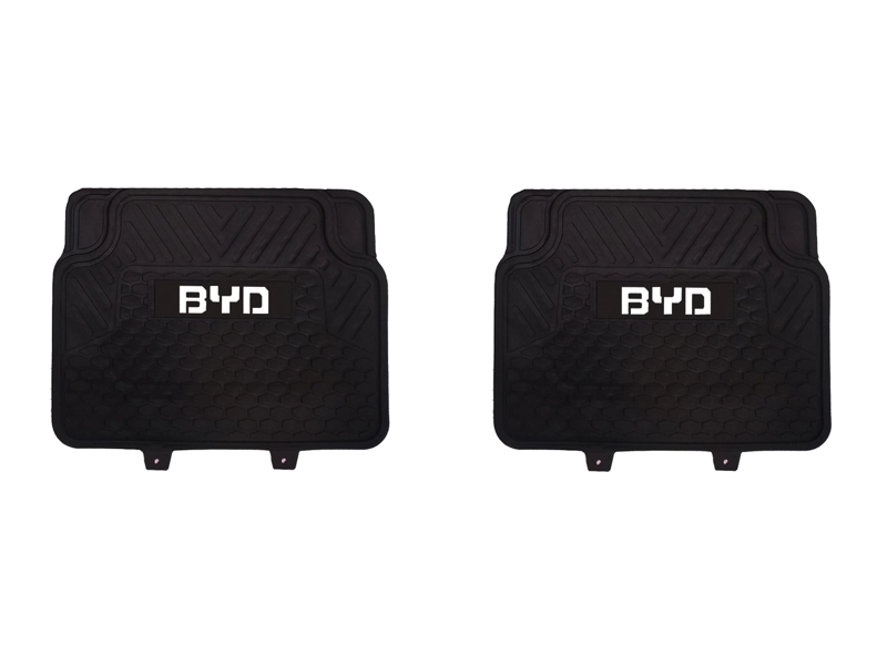 PISOS DE GOMA MARCA BYD PARA VEHICULOS 4 PIEZAS - 3