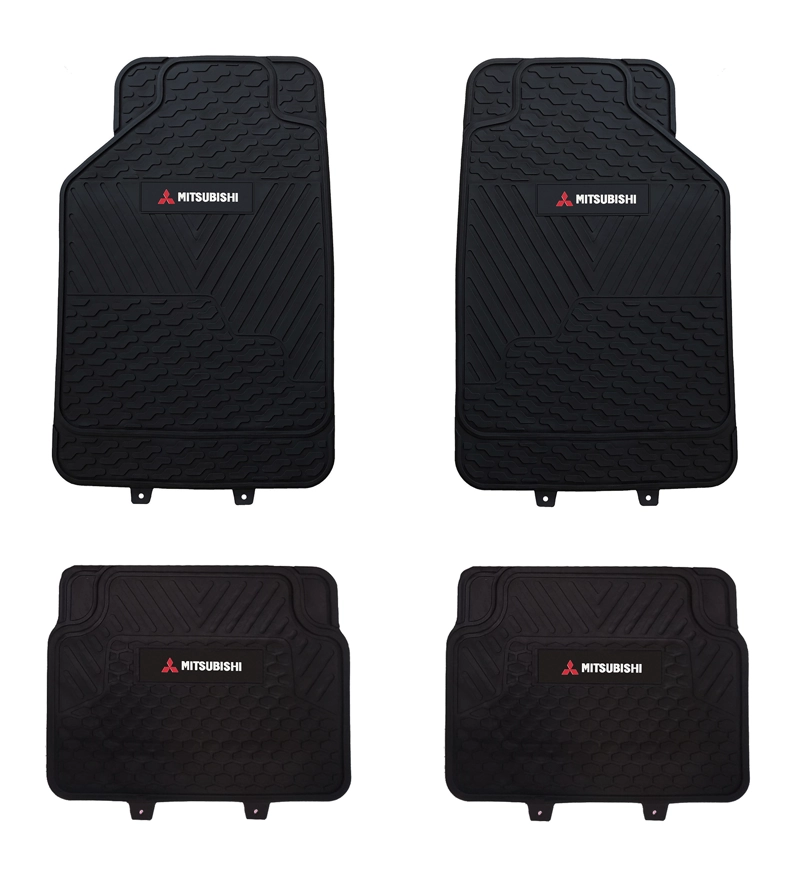 PISOS DE GOMA MARCA MITSUBISHI PARA VEHICULOS 4 PIEZAS - 1