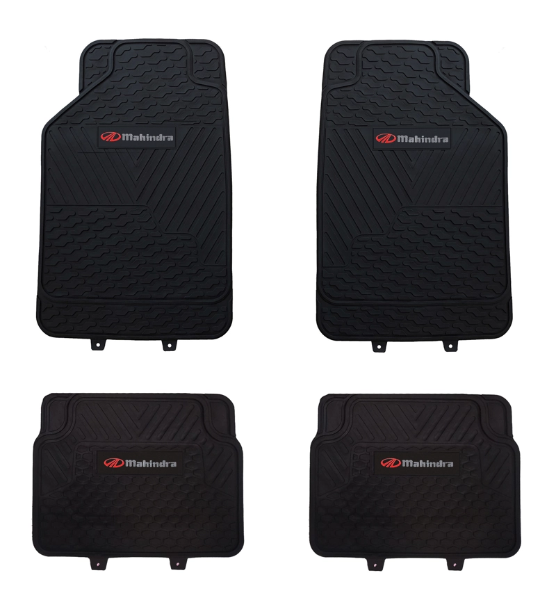 PISOS DE GOMA MARCA MAHINDRA PARA VEHICULOS 4 PIEZAS - 1