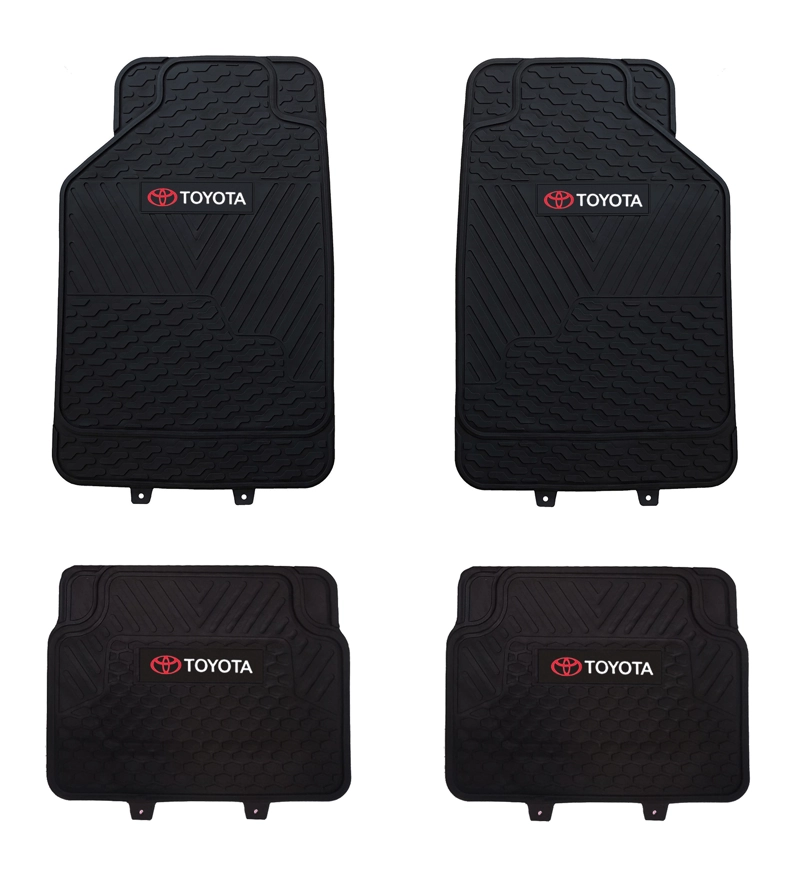 PISOS DE GOMA MARCA TOYOTA PARA VEHICULOS 4 PIEZAS - 1