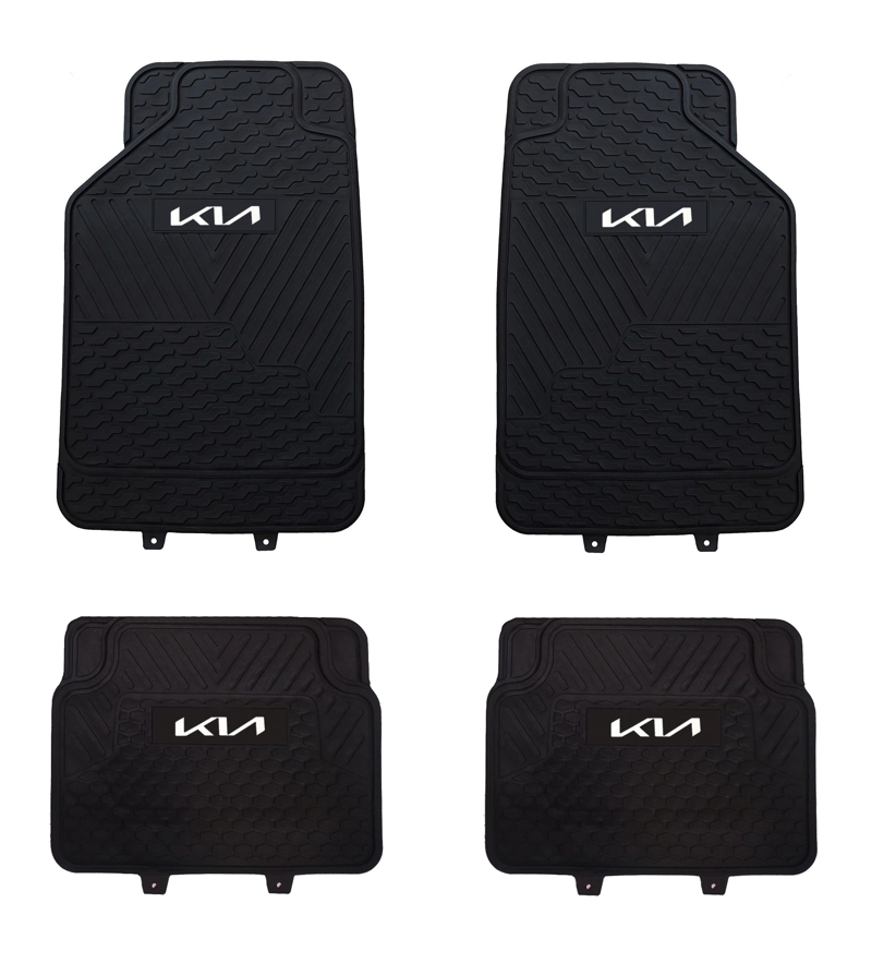 PISOS DE GOMA MARCA KIA PARA VEHICULOS 4 PIEZAS - 1