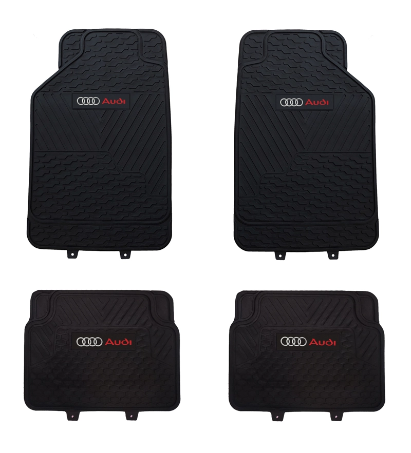 PISOS DE GOMA AUDI PARA VEHICULOS 4 PIEZAS - 1