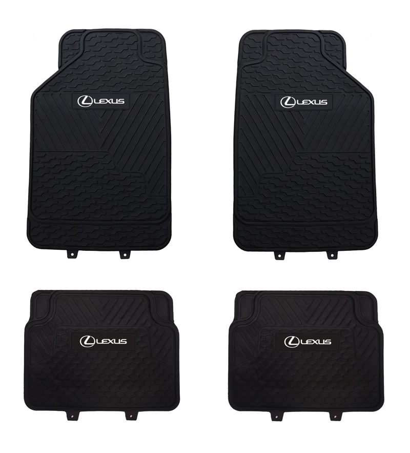 PISOS DE GOMA LEXUS PARA VEHICULOS 4 PIEZAS - 1