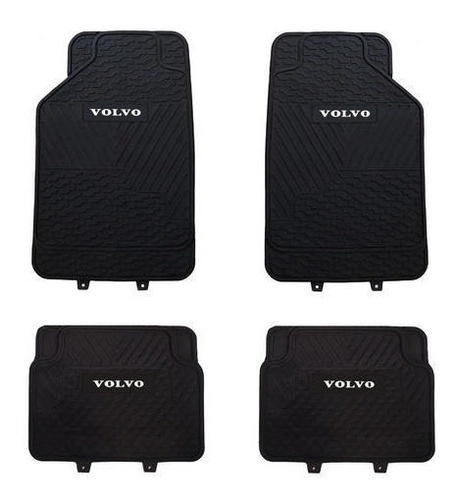 PISOS DE GOMA MARCA VOLVO PARA VEHICULOS 4 PIEZAS - 1