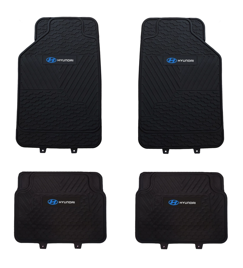 PISOS DE GOMA MARCA HYUNDAI PARA VEHICULOS 4 PIEZAS - 1