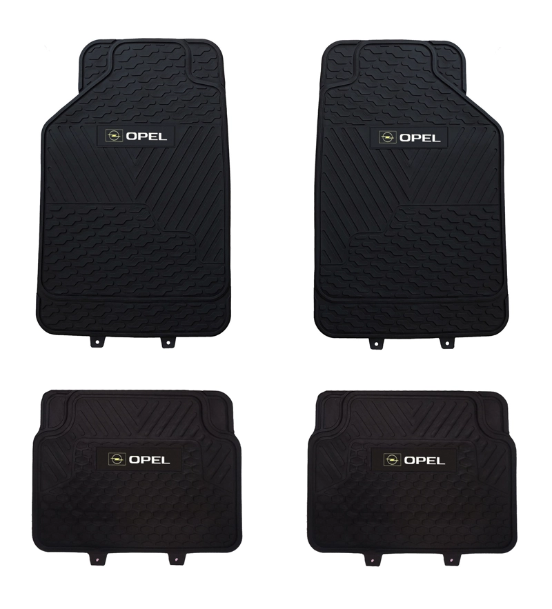 PISOS DE GOMA MARCA OPEL PARA VEHICULOS 4 PIEZAS - 1