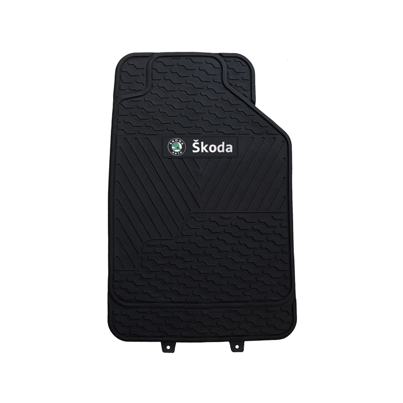 PISOS DE GOMA MARCA SKODA PARA VEHICULOS 4 PIEZAS - 5