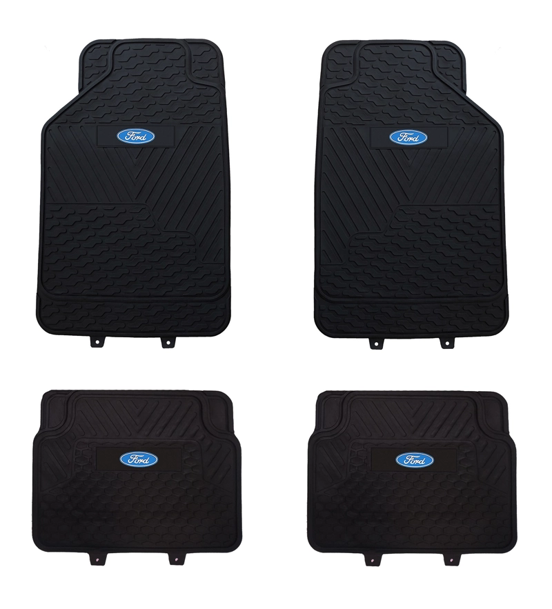 PISOS DE GOMA MARCA FORD PARA VEHICULOS 4 PIEZAS - 1