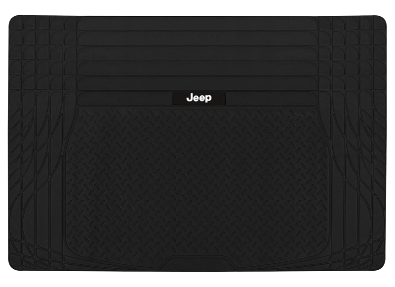 PISO GOMA MALETA MALETERO CON MARCA JEEP PARA VEHICULOS - 1