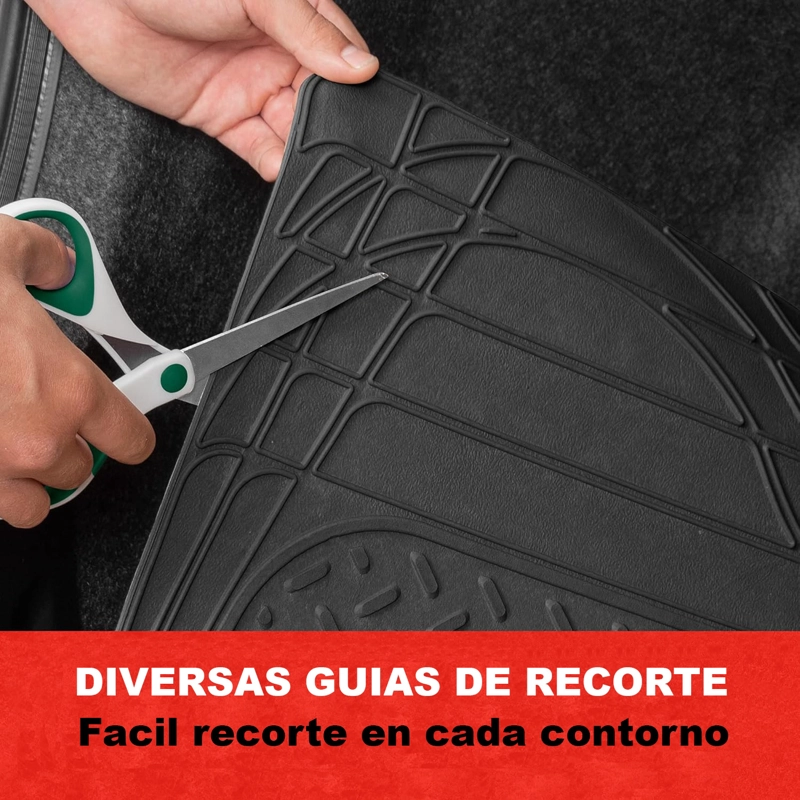 PISO GOMA MALETA MALETERO CON MARCA JEEP PARA VEHICULOS - 4
