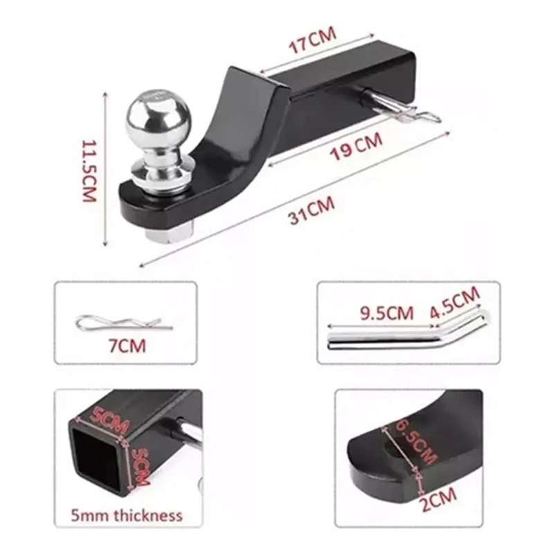 KIT REMOLQUE ENGANCHE AMERICANO UNIVERSAL CON RECEPTOR - 6