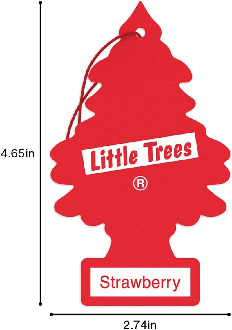 PINO AROMATICO FRUTILLA LITTLE TREES PACK 24 UNIDADES - 3