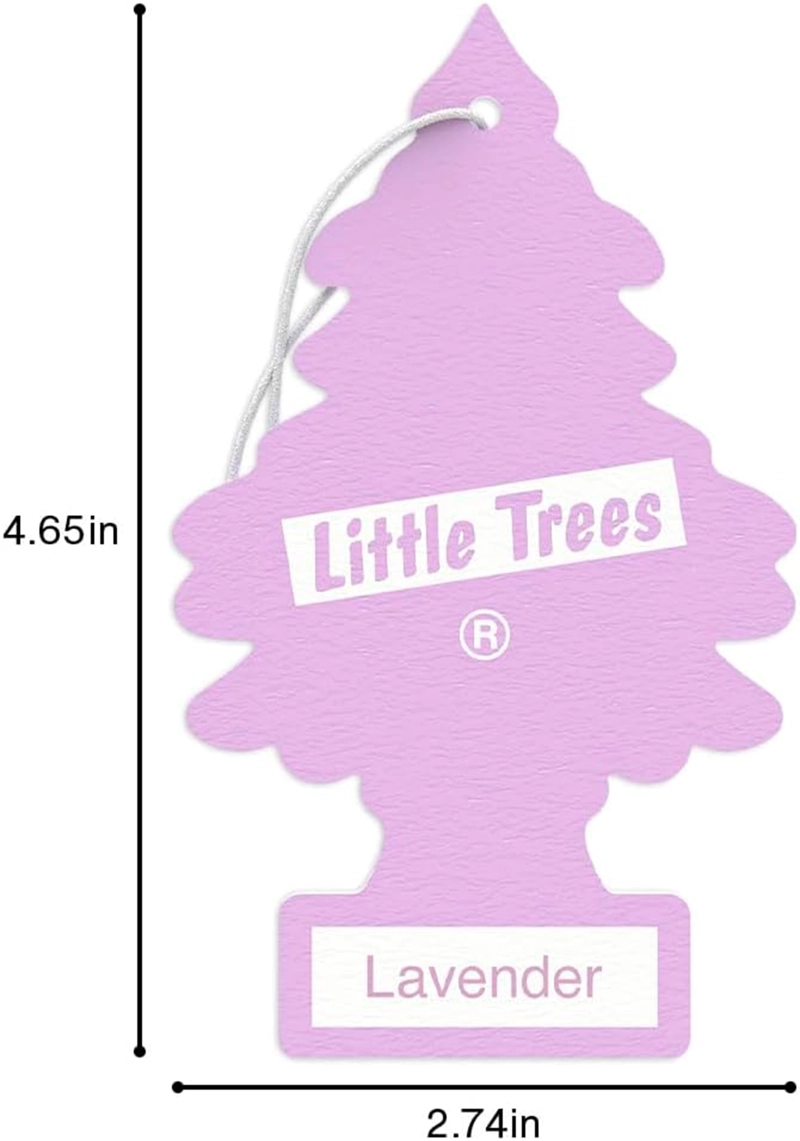 PINO AROMATICO LAVANDA LITTLE TREES PACK 24 UNIDADES - 3