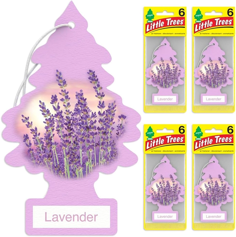 PINO AROMATICO LAVANDA LITTLE TREES PACK 24 UNIDADES - 4