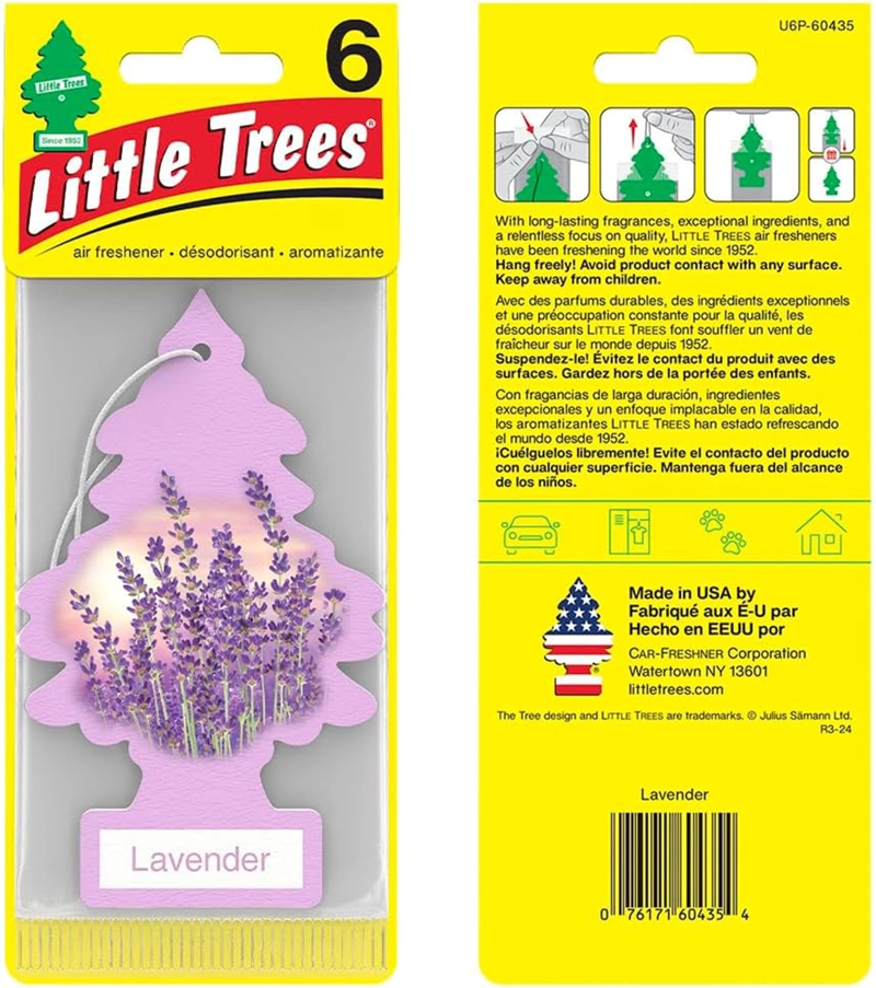 PINO AROMATICO LAVANDA LITTLE TREES PACK 24 UNIDADES - 5