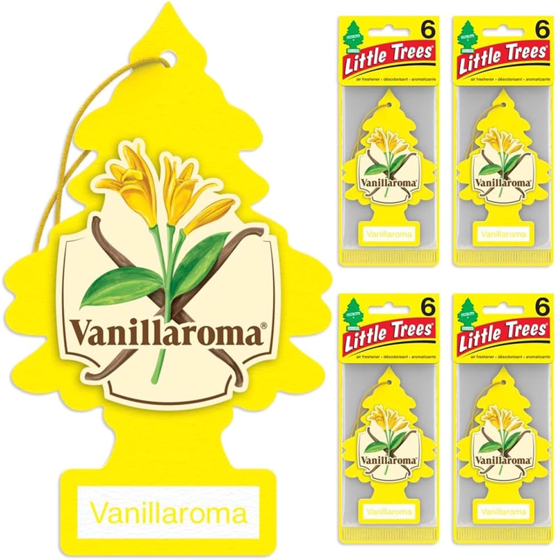 PINO AROMATICO VAINILLA LITTLE TREES PACK 24 UNIDADES - 4
