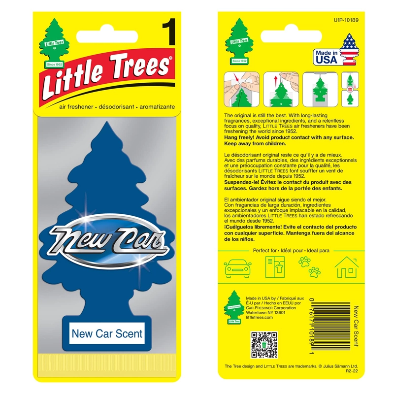 PINO AROMATICO NEW CAR LITTLE TREES PACK 24 UNIDADES - 4