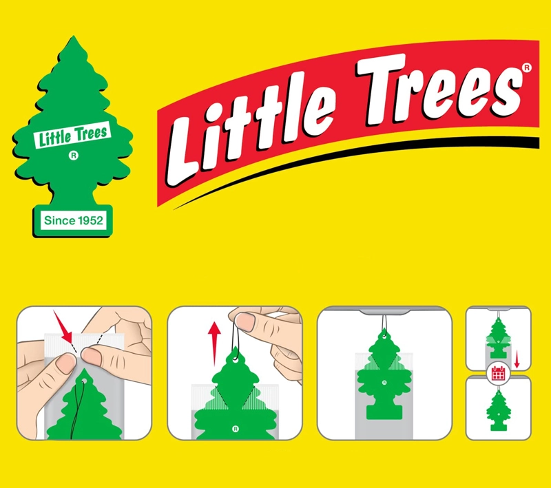 PINO AROMATICO NEW CAR LITTLE TREES PACK 24 UNIDADES - 5