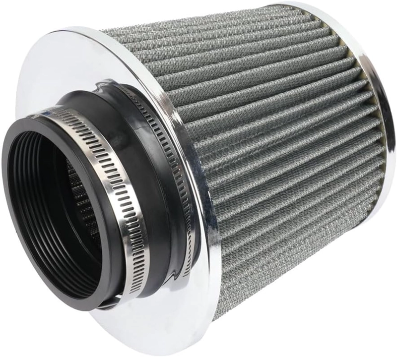 FILTRO DE AIRE CONICO GRIS 75MM AUTO TUNING ALTO FLUJO - 3