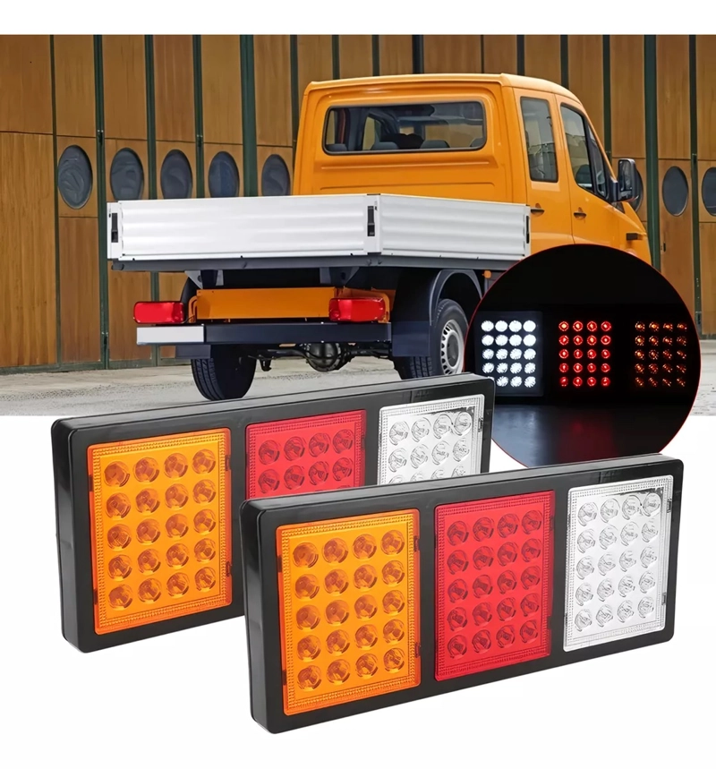 FAROL TRASERO PARA CAMIONES 60 LED BIVOLT 32.2X13.18CM - 7