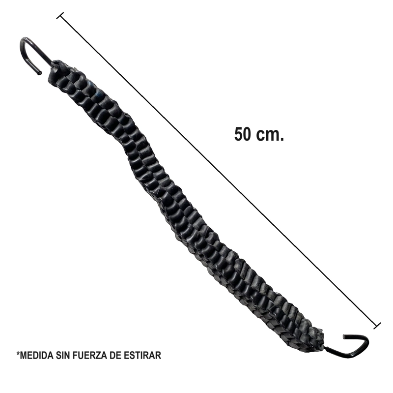 PULPO ELASTICO DE AMARRE 2 GANCHOS PARA AUTOS Y CAMIONETAS - 3
