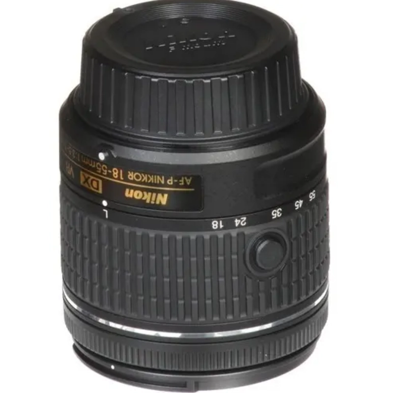 NIKON AF-P DX NIKKOR 18-55MM F3.5-5.6G VR LENTE CAJA BLANCA - NEGRO REACONDICIONADO - 2