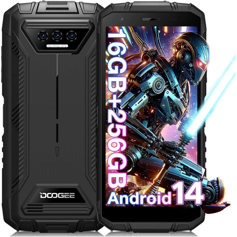 CELULAR DOOGEE S41 MAX 16GB+256GB-NEGRO REACONDICIONADO - 1