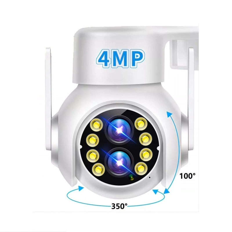 CAMARA SEGURIDAD 4MP DOBLELENTE WIFI ZOOM15X REACONDICIONADA - 1