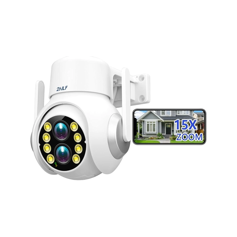 CAMARA SEGURIDAD 4MP DOBLELENTE WIFI ZOOM15X REACONDICIONADA - 3