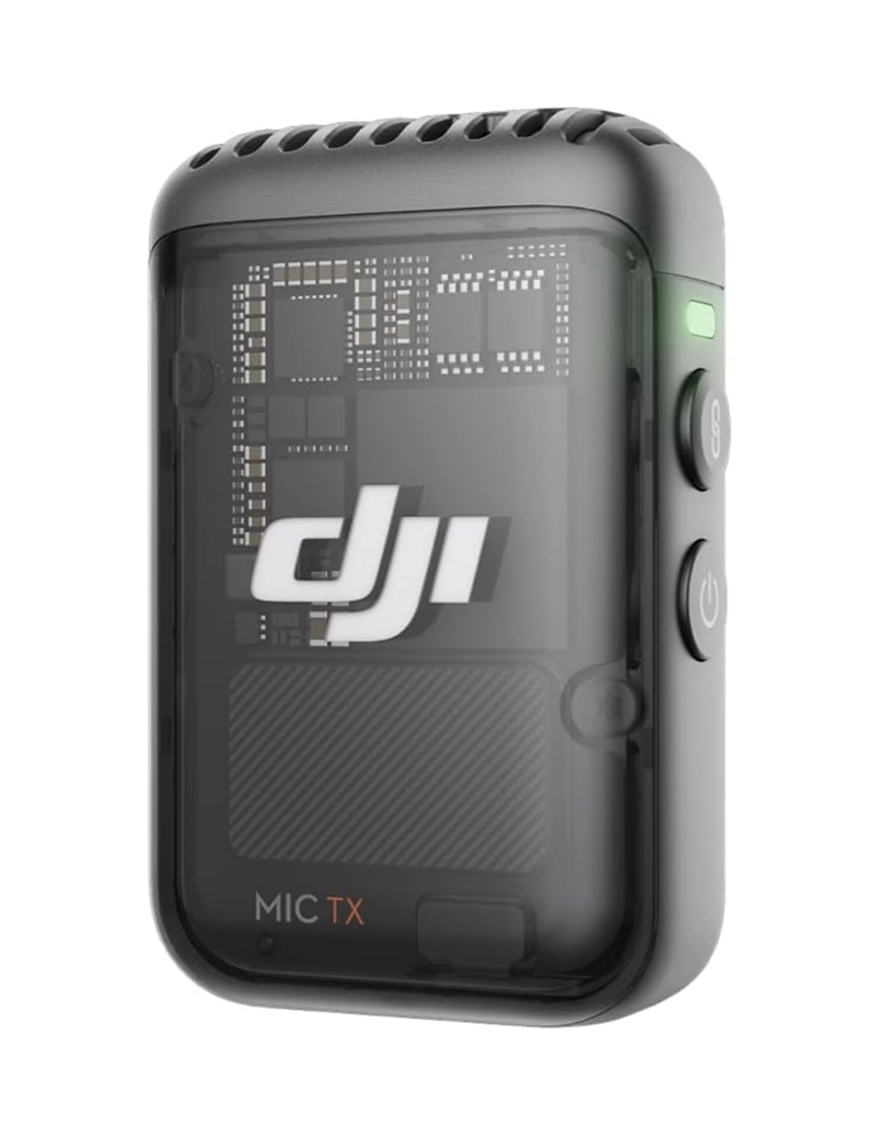 MICROFONO INALAMBRICO DJI MIC DUAL TRANSMISOR NEGRO REACONDICIONADO - 1