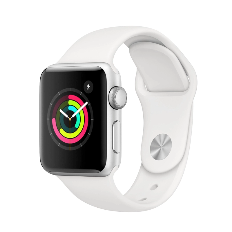 APPLE WATCH SERIES 3 42MM CAJA DE ALUMINIO PLATA CORREA BLANCA GPS REACONDICIONADO - 2