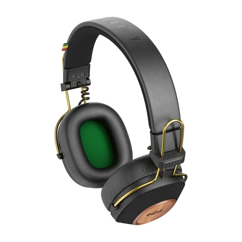 AUDIFONOS MARLEY POSITIVE VIBRATION RIDDIM EM-JH135-RA RASTA OPEN BOX - 2