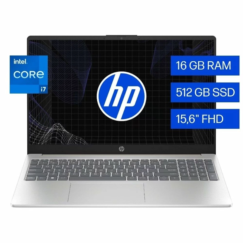HP 15-FD0274LA 15.6' CORE I7-1355U 16GB RAM 512GB SSD OPEN BOX - 1
