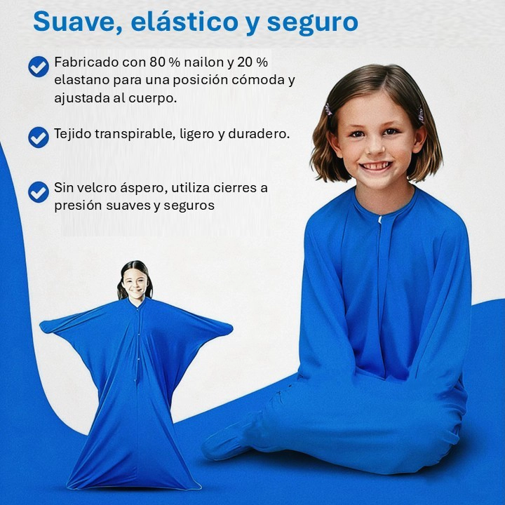 CALCETIN SACO SENSORIAL COMPRESION - AUTISMO REGULACION AZUL - 2