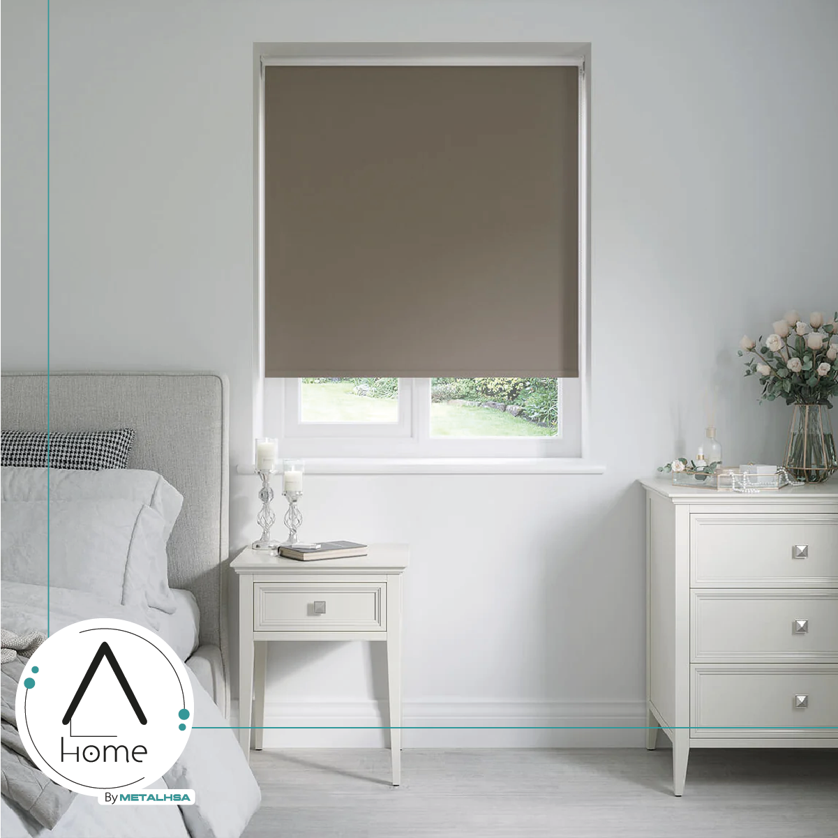 CORTINA ROLLER BLACKOUT TOSTADO 90 X 165 CM SUNFREE - 7