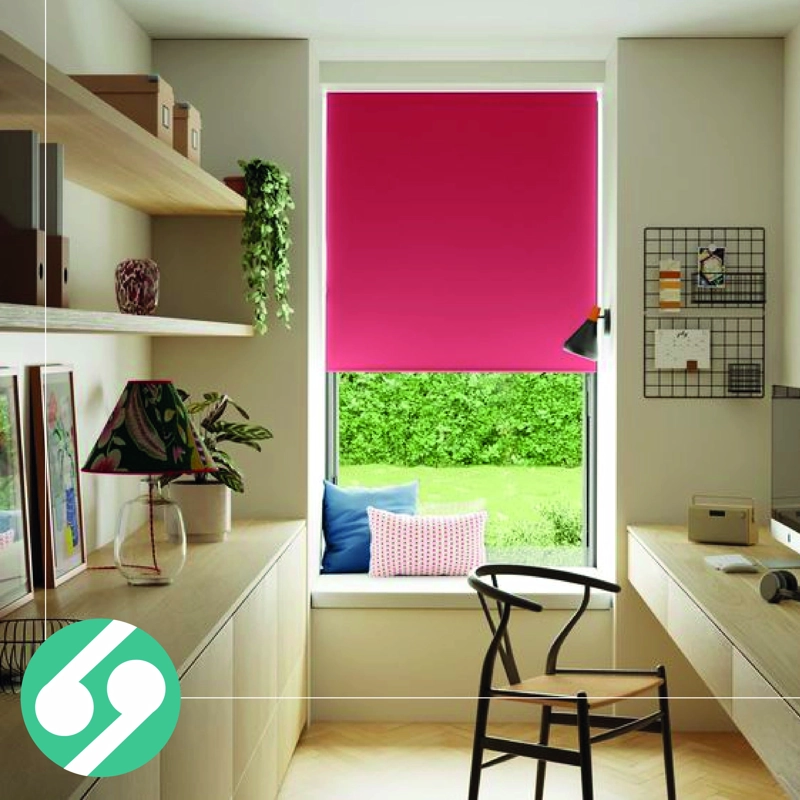 CORTINA ROLLER BLACKOUT ROJO 180 X 165 CM SUNFREE - 6