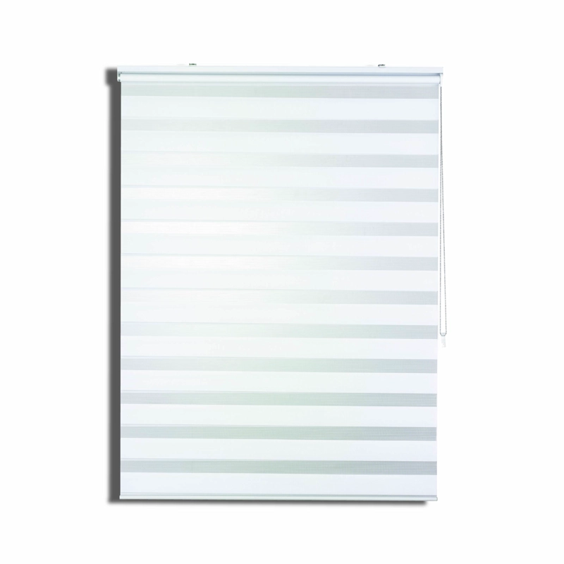 CORTINA ROLLER DUO ZEBRA DIA Y NOCHE BLANCO 180 X 250 CM SIN CENEFA SUNFREE - 1