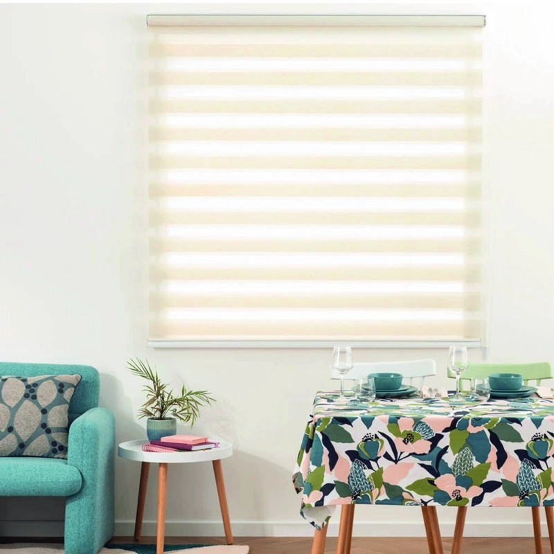 CORTINA ROLLER DUO ZEBRA DIA Y NOCHE BLANCO 180 X 250 CM SIN CENEFA SUNFREE - 7