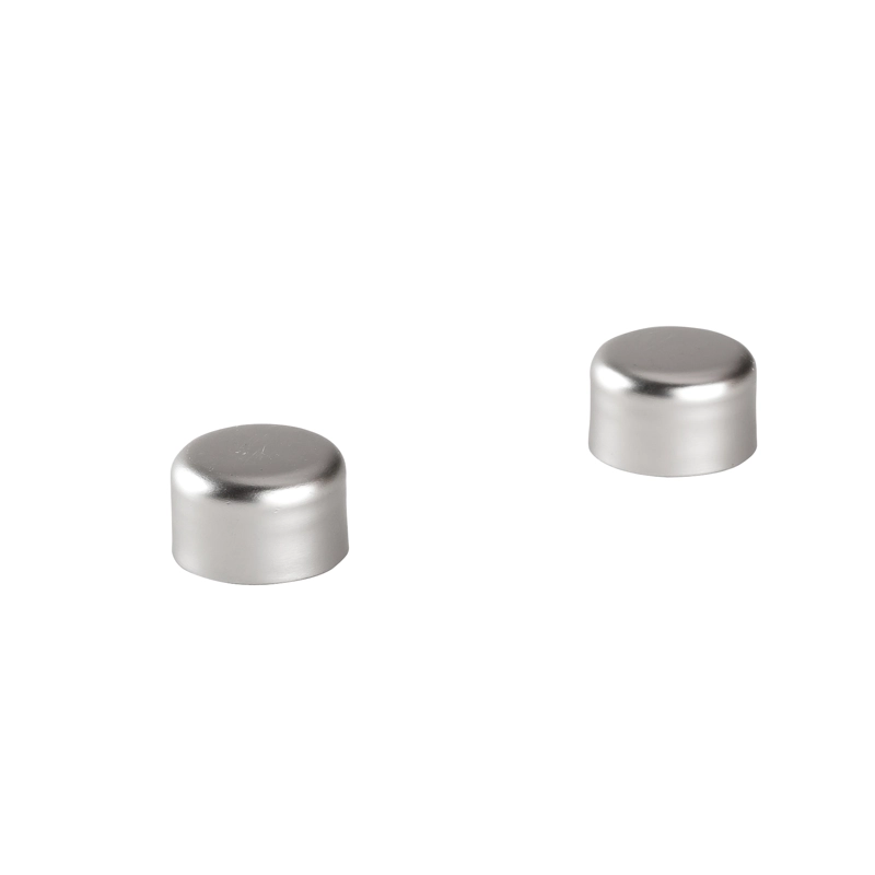 PACK 2 UNIDADES TERMINAL TOPE DE METAL SATIN 19 MM