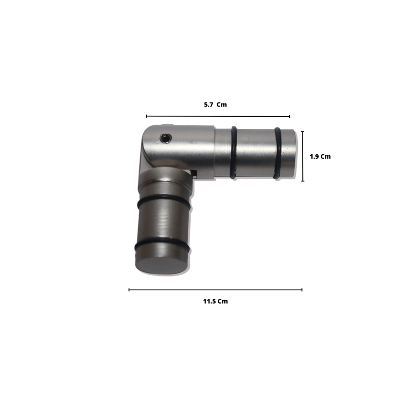 CODO ARTICULADO SATIN PARA BARRAS DE CORTINA 19 MM - 2