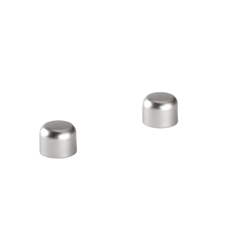 PACK 2 UNIDADES TERMINAL TOPE DE METAL SATIN 28 MM - 2