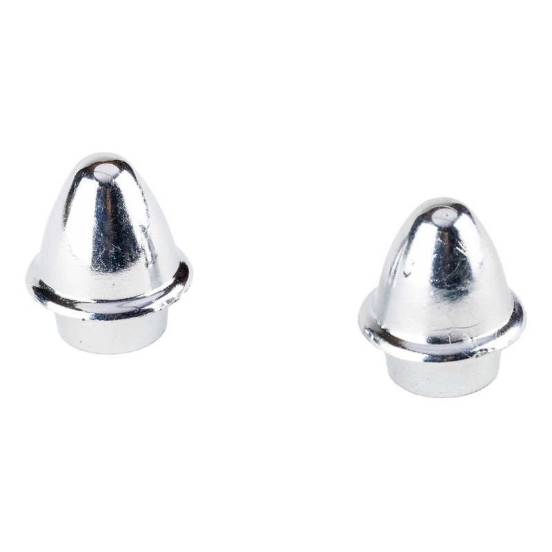 PACK 2 UNIDADES DE TERMINAL CROMADO LISO 12 MM - 2